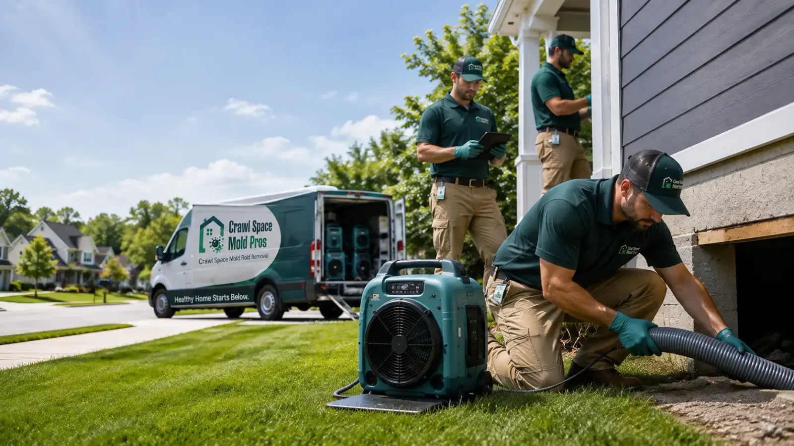 Crawl Space Mold Removal in Potosi, WI